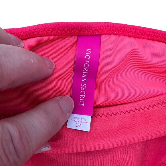 Victoria's Secret Knockout Neon Hot Pink Cheeky‎ Bikini Bottoms Small - Picture 3 of 3